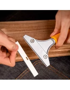 Grattoir à lame pour vinyles et autocollants - Manche ergonomique 2