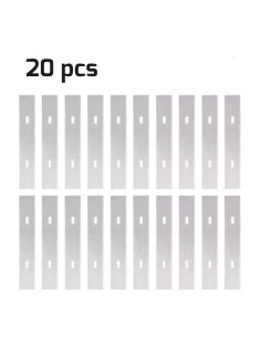 Cuchillas rectas 100mm - Repuesto para raspador de vinilo 2