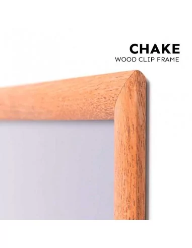 Cadre métallique à ouverture frontale effet bois 25 mm – modèle Chake Cadre métallique à ouverture frontale effet bois 25 mm – modèle Chake