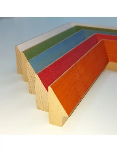MOLDURA HAYA MACIZA CON TINTE NARANJA. PARA CUADROS TIPO PIRAMIDE 20X40mm. MOLDURA HAYA MACIZA CON TINTE NARANJA. PARA CUADROS TIPO PIRAMIDE 20X40mm.