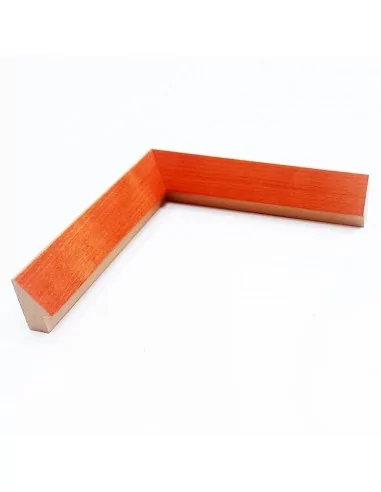 MOLDURA HAYA MACIZA CON TINTE NARANJA. PARA CUADROS TIPO PIRAMIDE 20X40mm. MOLDURA HAYA MACIZA CON TINTE NARANJA. PARA CUADROS TIPO PIRAMIDE 20X40mm.