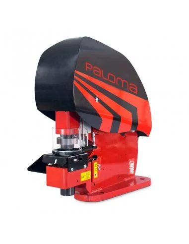 Ilhoseira pneumática compacta para têxteis e lonas Modelo Paloma