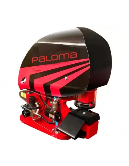 Ilhoseira pneumática compacta para têxteis e lonas Modelo Paloma