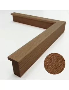 Moldura mansonia para quadros perfil baquetão 20 x 30 mm