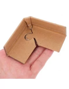 Esquineras de cartón rígido desmontables 40 x 30 mm en España
