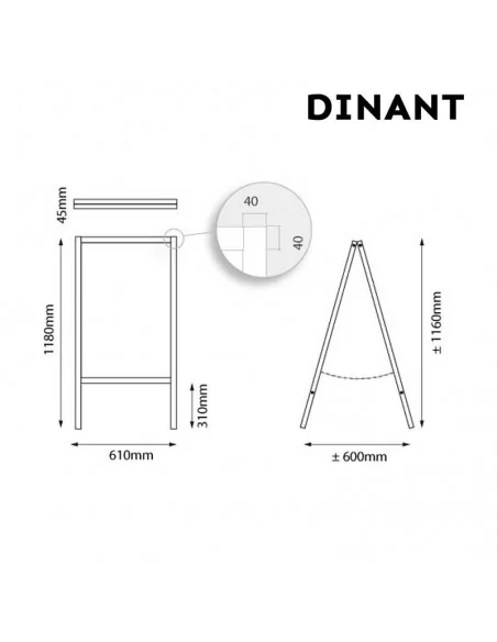 Quadro dupla face marrom 61 x 118 cm Quadro dupla face marrom 61 x 118 cm