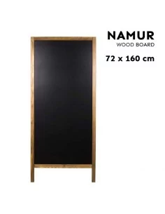 Pizarra negra doble cara con caballete - Modelo Namur