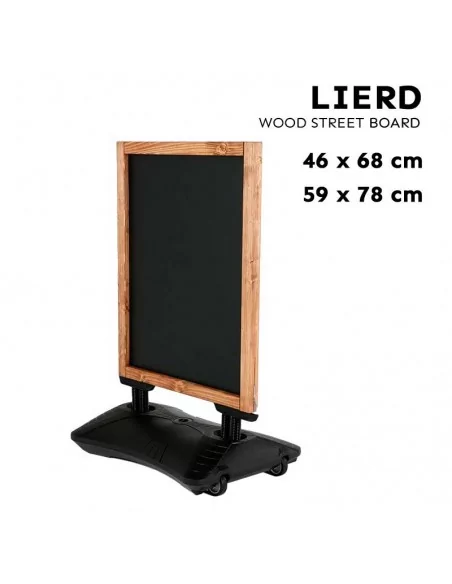 Quadro negro com moldura de madeira Quadro negro com moldura de madeira