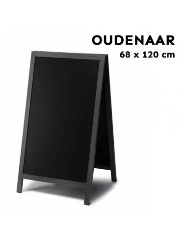 Cavalete dupla face preto 68x120cm