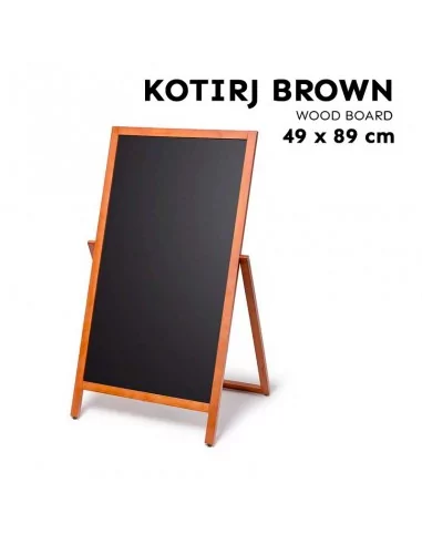 Chevalet double face noir 68x120cm