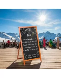 Caballete doble cara negro 68x120cm - ¡Compra ahora! 2