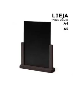 Pizarra menú de Mesa Negra A5