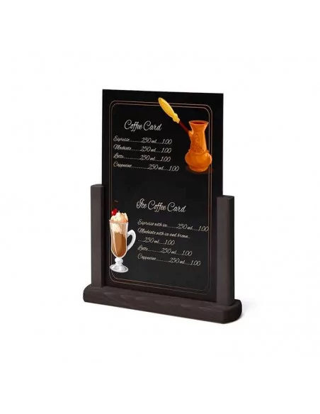 Quadro de mesa A4 preto