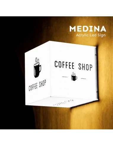 Banderola luminosa metacrilato Medina Banderola luminosa metacrilato Medina