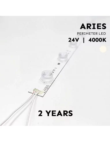 Tira LED rígida 49 cm para iluminación perimetral 24V 4000K Tira LED rígida 49 cm para iluminación perimetral 24V 4000K