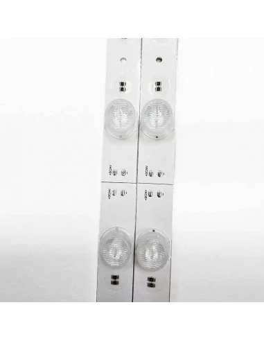 Barra LED rígida 49 cm para iluminação perimetral 24V branco 6000