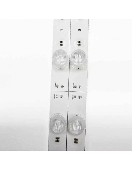 Barra LED rígida 49 cm para iluminação perimetral 24V branco 6000