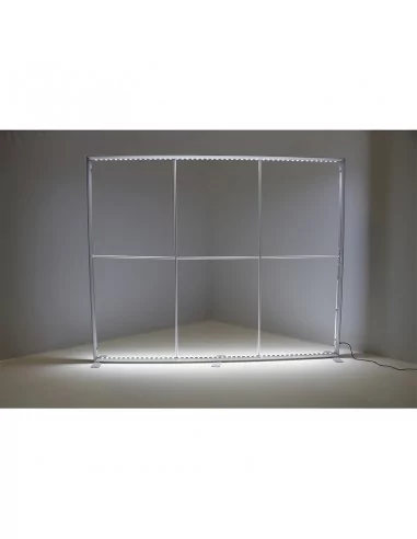 Caja de luz 240 x 300 cm Easy Click Led doble cara acabado plata Caja de luz 240 x 300 cm Easy Click Led doble cara acabado plata