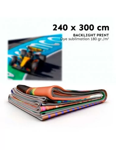 Tissu backlight 180 g pour caisson lumineux Easy Click 240 x 300 cm