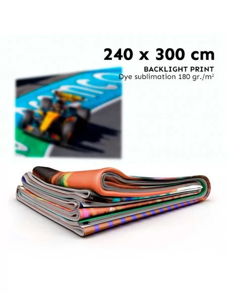 Tissu backlight 180 g pour caisson lumineux Easy Click 240 x 300 cm