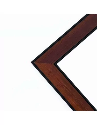 Moulure pour tableaux noyer patiné 39mm