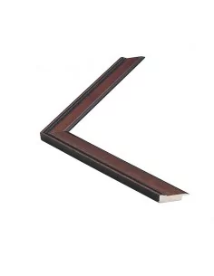 Moulure pour tableaux noyer patiné 28mm