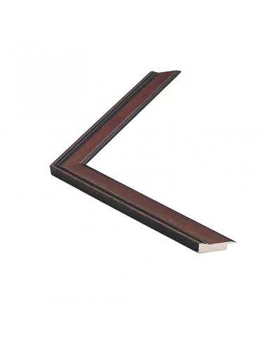 Moulure pour tableaux noyer patiné 28mm
