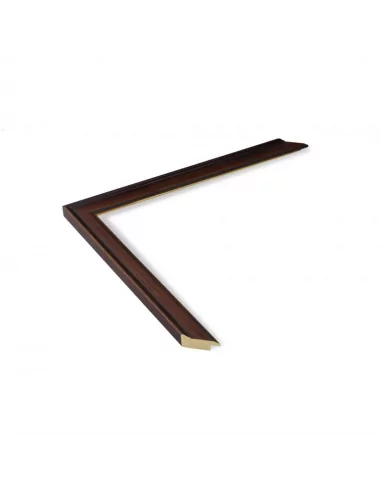 Moldura para quadros nogueira patinada 28mm Moldura para quadros nogueira patinada 28mm