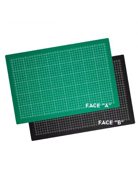 Tapis de protection de coupe 30 x 45 cm vert et noir