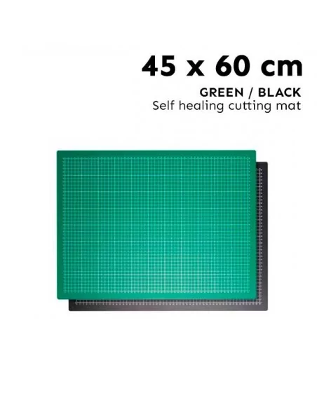 Tapete protetor de corte 45 x 60 cm verde e preto Tapete protetor de corte 45 x 60 cm verde e preto