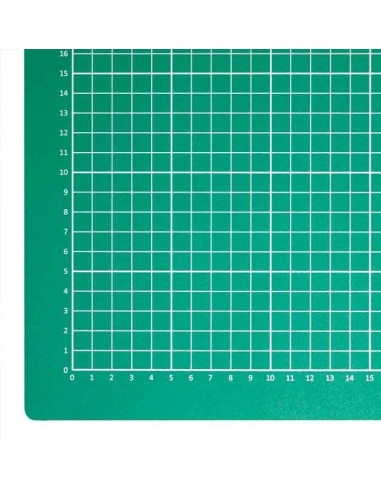 Tapete salvacorte 45 x 60 cm verde y negro - Moldiber