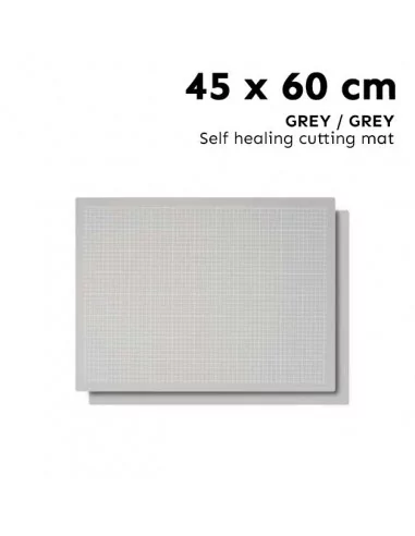 Tapete salvacorte doble cara 45 x 60 cm gris cuadriculada Tapete salvacorte doble cara 45 x 60 cm gris cuadriculada