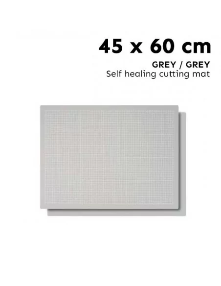 Tapete salvacorte doble cara 45 x 60 cm gris cuadriculada Tapete salvacorte doble cara 45 x 60 cm gris cuadriculada