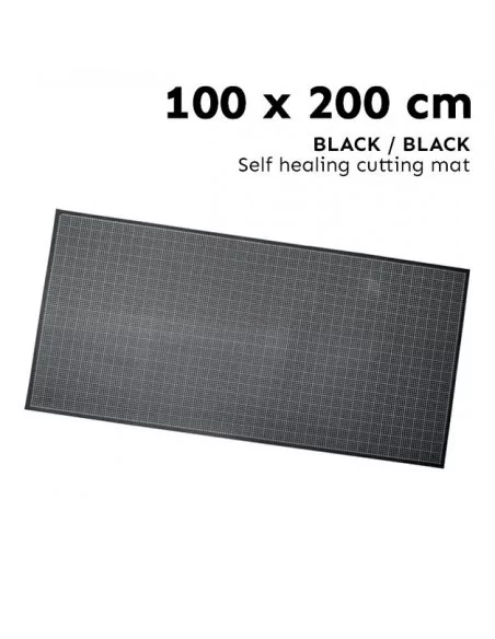 Placa protetora de corte auto curativa 200 x 100 cm preto grade Placa protetora de corte auto curativa 200 x 100 cm preto grade