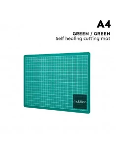 Plancha de corte verde A4 con cuadrícula 3mm - Calidad y precisión