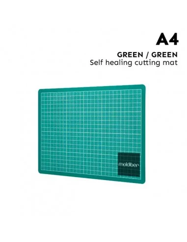 Plancha de corte verde A4 con cuadrícula 3mm - Calidad y precisión