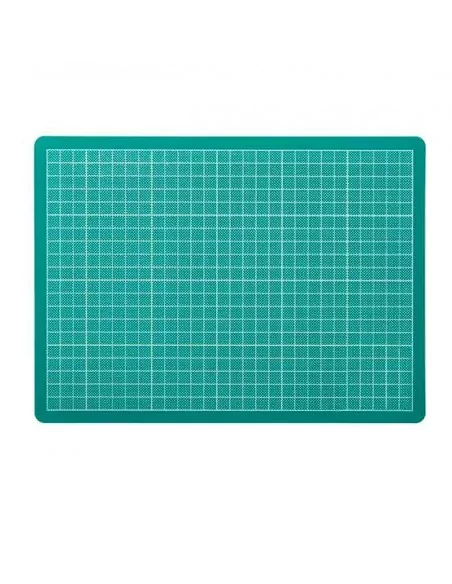 Planche de découpe verte A4 avec grille 3mm d'épaisseur Planche de découpe verte A4 avec grille 3mm d'épaisseur