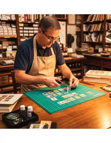 Plancha de corte verde A3 con cuadrícula 3mm - ¡Compra ahora!