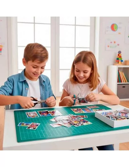 Plancha de corte verde A2 con cuadrícula 3mm - Moldiber