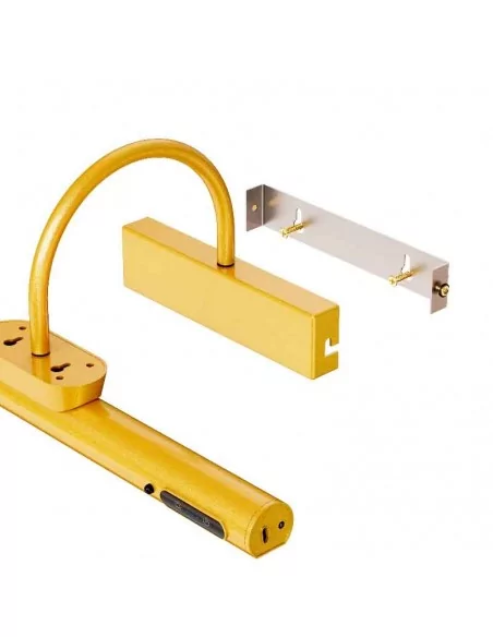 Applique led rechargeable pour mur 35 cm doré