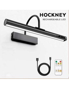 Applique led rechargeable pour mur 35 cm noir