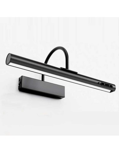 Aplique led recargable para pared 35 cm negro - Compra online
