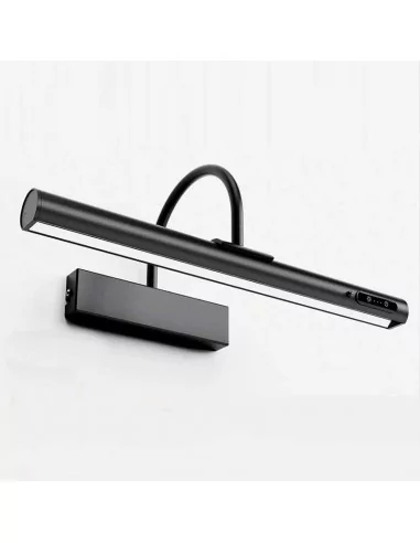 Aplique led recargable para pared 35 cm negro - Compra online Aplique led recargable para pared 35 cm negro - Compra online