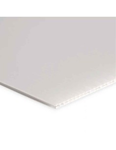 Plancha de polipropileno alveolar blanco 2,6mm - Moldiber