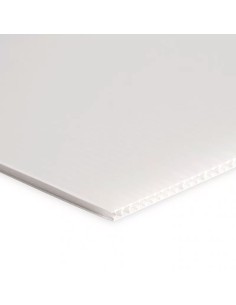 Chapa de polipropileno alveolar branco 3mm