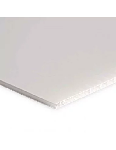 Plancha de Polipropileno Alveolar Blanco 5mm - Calidad y resistencia