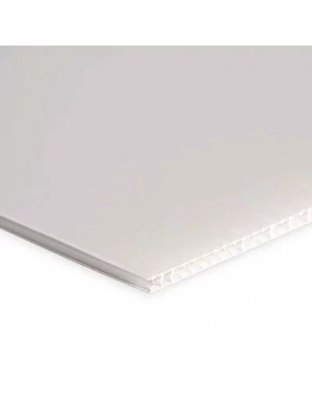 Plancha de Polipropileno Alveolar Blanco 5mm - Calidad y resistencia