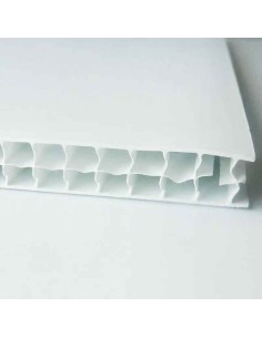 Polipropileno alveolar blanco 10mm - Moldiber