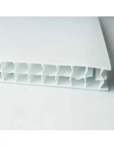 Polipropileno alveolar branco 10mm Polipropileno alveolar branco 10mm