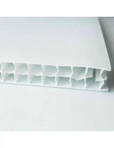 Polipropileno alveolar blanco 10mm - Moldiber Polipropileno alveolar blanco 10mm - Moldiber